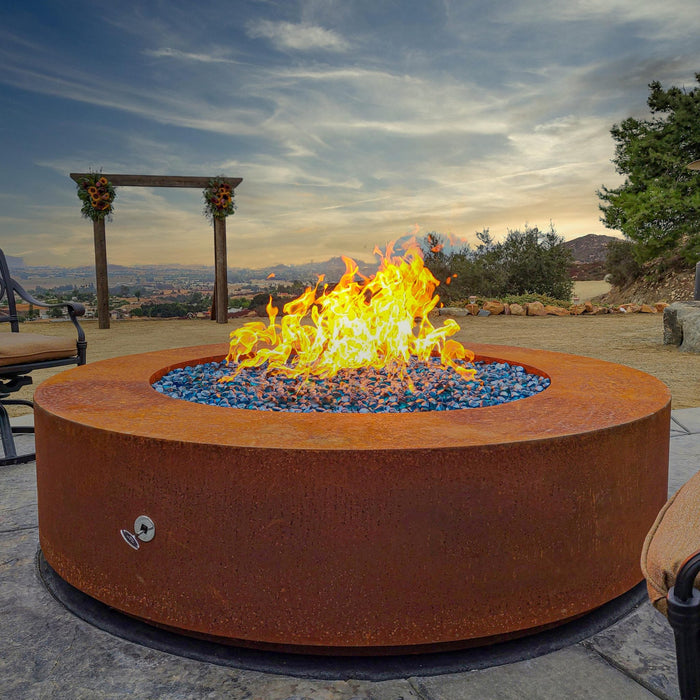 Unity Fire Pit in Corten Steel | 24 Inches Tall