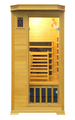 Vital Saunas | Premier 1-Person Sauna - Hemlock