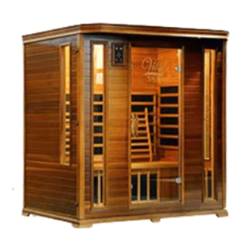 Vital Saunas | Elite 5-Person Full Spectrum Sauna - Red Cedar