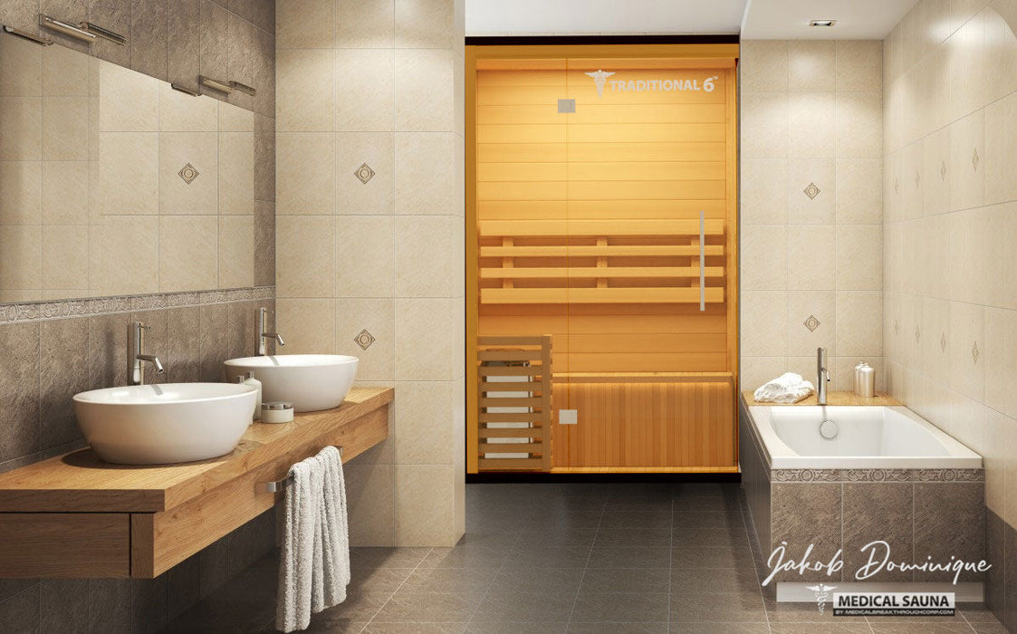 Medical Traditional Steam 2-People Sauna 6