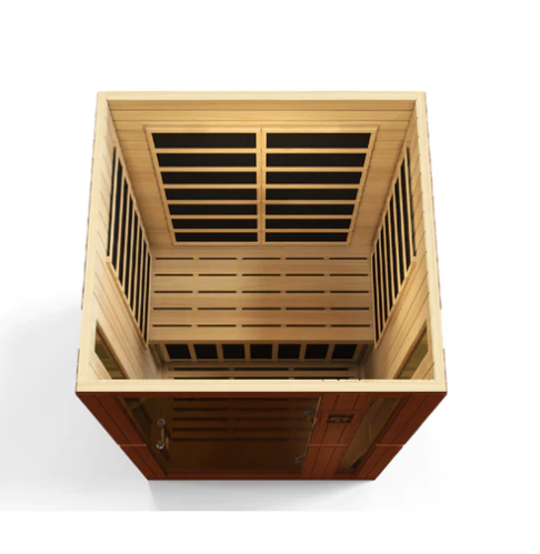 Dynamic | Vittoria 2-person Low EMF (Under 8MG) FAR Infrared Sauna (Canadian Hemlock)
