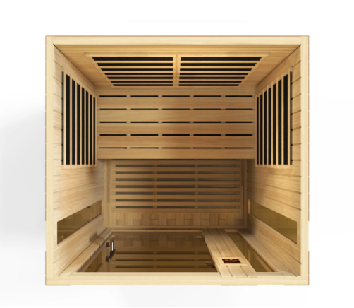 Dynamic | Vittoria 2-person Low EMF (Under 8MG) FAR Infrared Sauna (Canadian Hemlock)