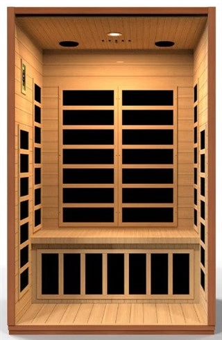 Dynamic | Cordoba 2-person Low EMF (Under 8MG) FAR Infrared Sauna (Canadian Hemlock)