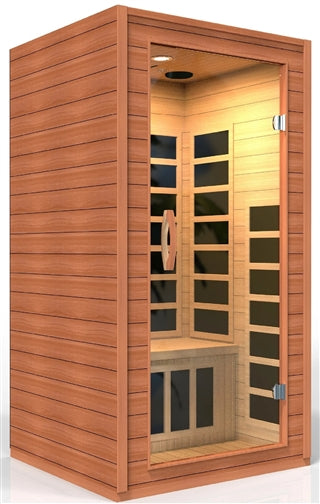 Dynamic | Avila 1-2-person Low EMF (Under 8MG) FAR Infrared Sauna (Canadian Hemlock)