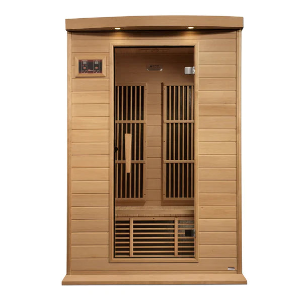 Maxxus 2-Person Near Zero EMF (Under 2MG) FAR Infrared Sauna (Canadian Hemlock)
