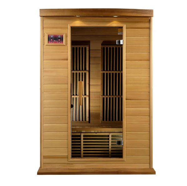 Maxxus 2-Person Near Zero EMF (Under 2MG) FAR Infrared Sauna (Canadian Red Cedar)