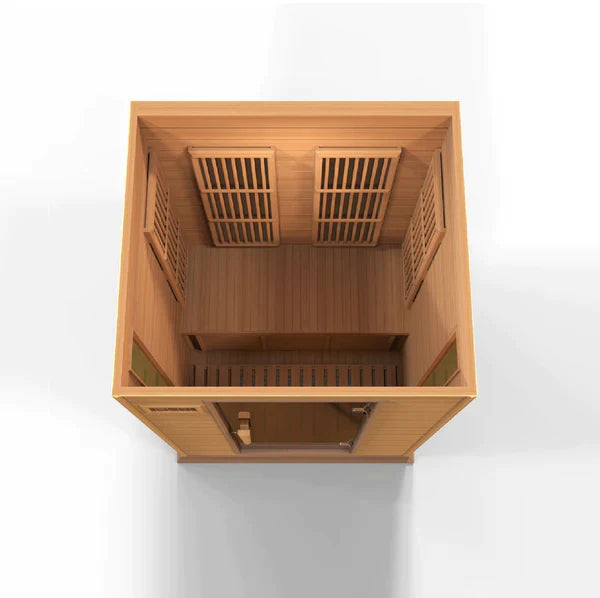 Maxxus 2-Person Near Zero EMF (Under 2MG) FAR Infrared Sauna (Canadian Red Cedar)