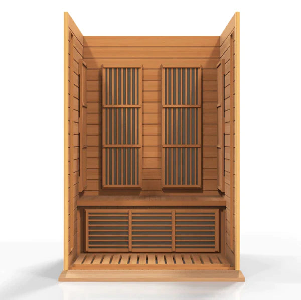 Maxxus 2-Person Low EMF (Under 8MG) FAR Infrared Sauna (Canadian Red Cedar)