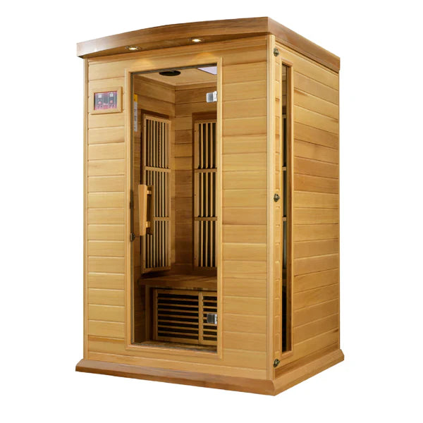 Maxxus 2-Person Near Zero EMF (Under 2MG) FAR Infrared Sauna (Canadian Red Cedar)