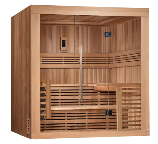 Golden Designs | Osla Edition 6-Person Traditional Steam Sauna - Canadian Red Cedar