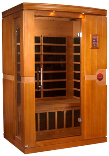 Dynamic | Venice 2-person Low EMF (Under 8MG) FAR Infrared Sauna (Canadian Hemlock)