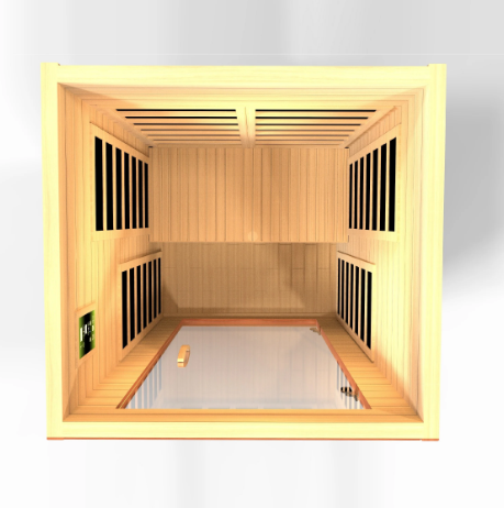 Dynamic | Avila 1-2-person Low EMF (Under 8MG) FAR Infrared Sauna (Canadian Hemlock)