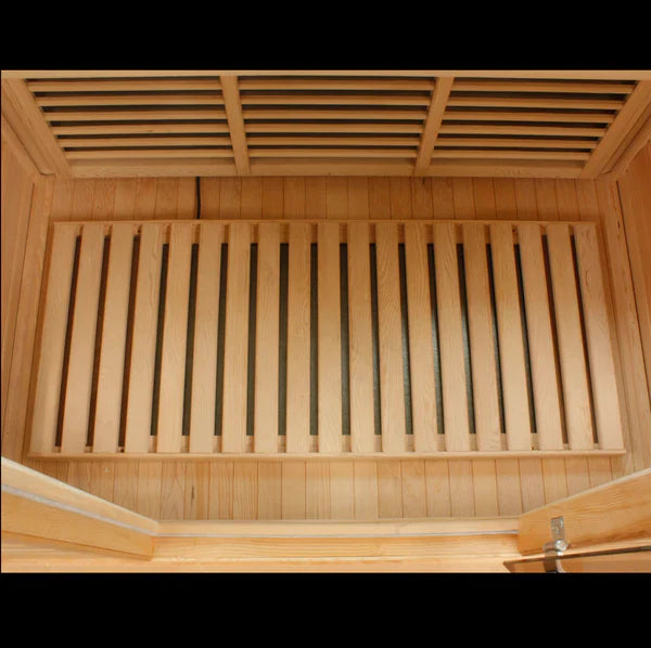 Maxxus 3-Person Corner Low EMF (Under 8MG) FAR Infrared Sauna (Canadian Red Cedar)
